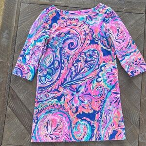 Lilly Pulitzer Pink and Blue Patterned Top